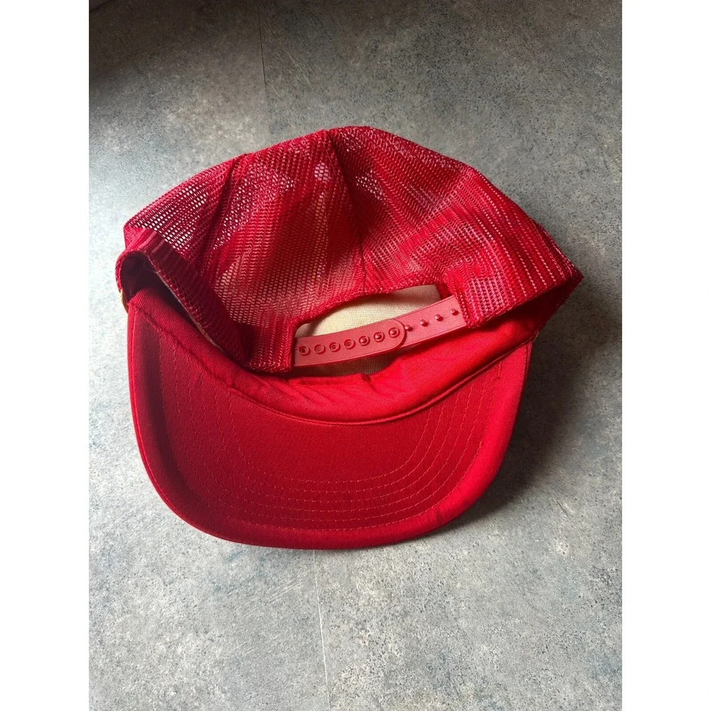 Vintage‎ Worldwide Auto 'Terrific Parts' Mesh Trucker Snapback Hat Rd Wh Blue
